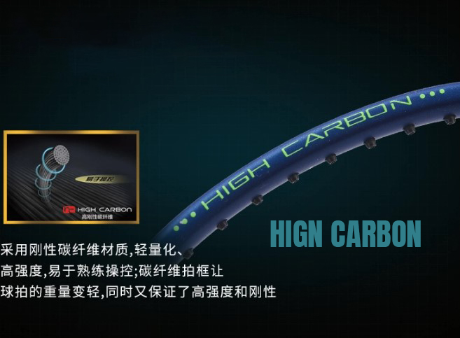 Công nghệ High Carbon của Vợt cầu lông Lining Bladex Spiral