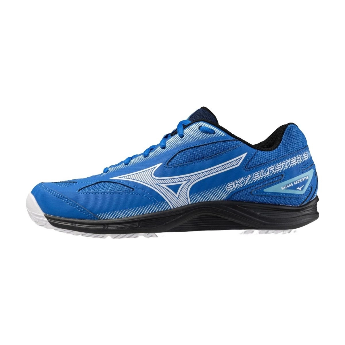 Giày cầu lông Mizuno Sky Blaster 3 - Xanh trắng đen chính hãng (71GA234530)