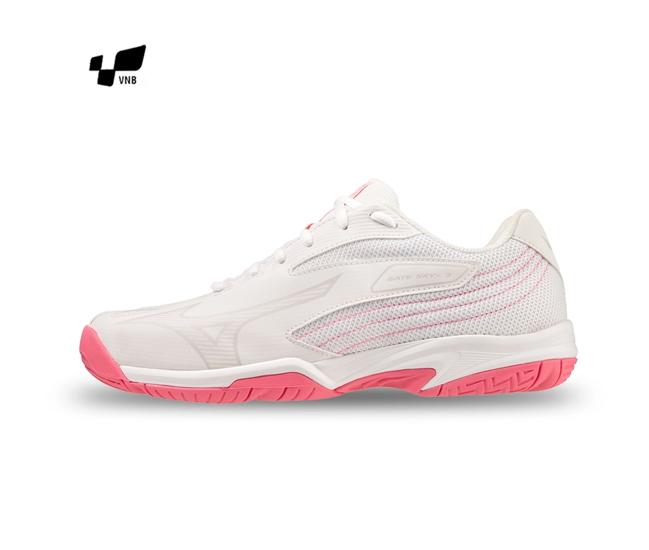 Giày cầu lông Mizuno Gate Sky Plus 3 - Trắng hồng